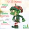 Tree Buddees Evil Elf with Bloody Knife Halloween - Christmas Ornament
